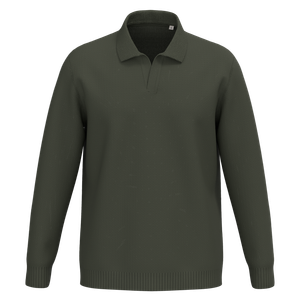 Men's Jumper With Polo Collar, miniatyr 3